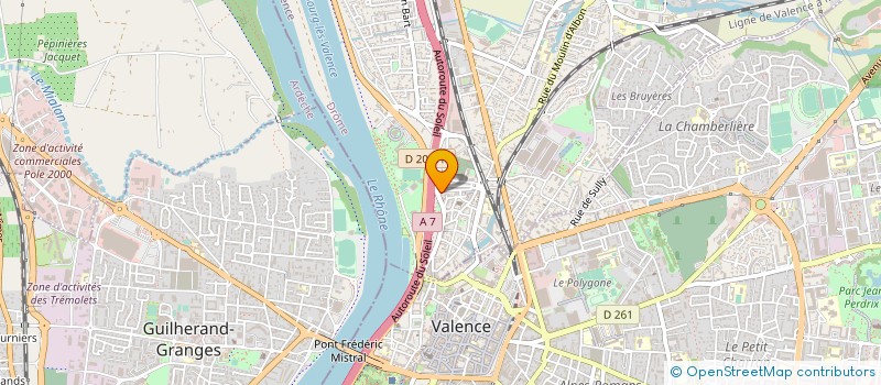 localisation de l'entreprise MADAME EMMY BINEAU  BOURG-LES-VALENCE