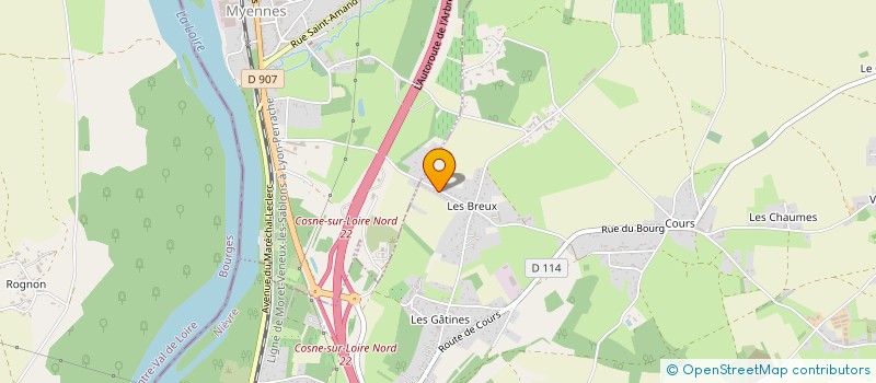 localisation de l'entreprise MADAME EMMY DELAHAYE à COSNE-COURS-SUR-LOIRE