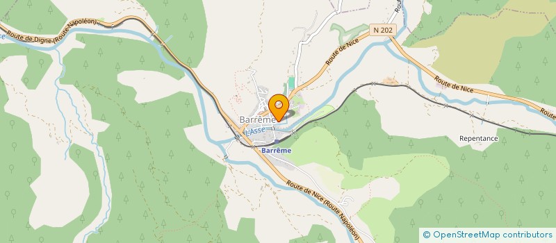 localisation de l'entreprise MADAME EMMY FASCIAUX  BARREME