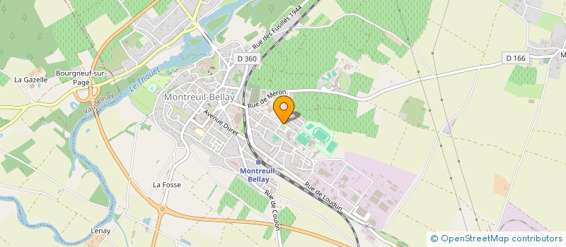 localisation de l'entreprise MADAME EMMY FORT  MONTREUIL-BELLAY