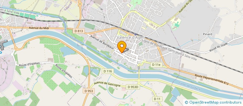 localisation de l'entreprise MADAME EMMY JACOB  VALENCE