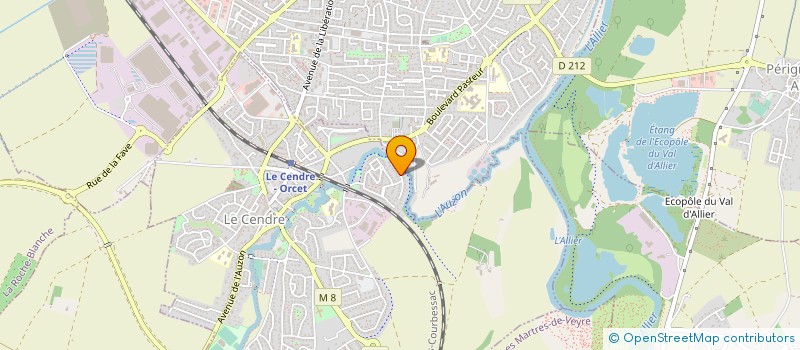 localisation de l'entreprise MADAME EMMY NARDOUX  LE CENDRE