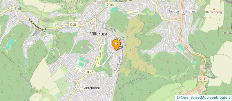 localisation de l'entreprise MADAME EMMY PESCHIAROLI  VILLERUPT