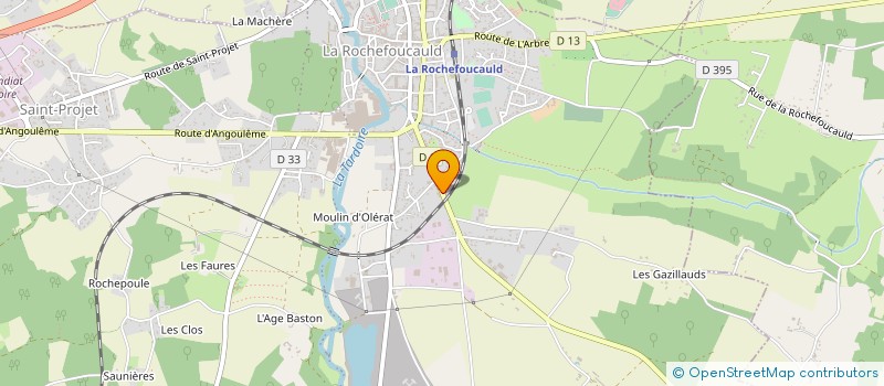 localisation de l'entreprise MADAME EMMY REINAS à LA ROCHEFOUCAULD-EN-ANGOUMOIS