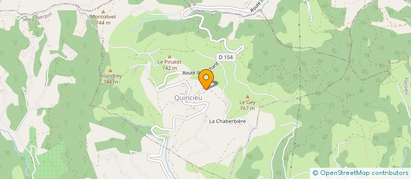 localisation de l'entreprise MADAME EMMY RENCUREL  QUINCIEU