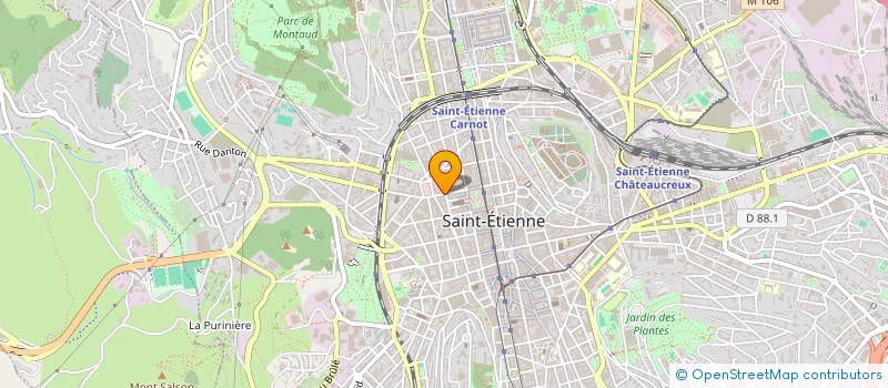 localisation de l'entreprise MADAME EMMY SAUMET  SAINT-ETIENNE