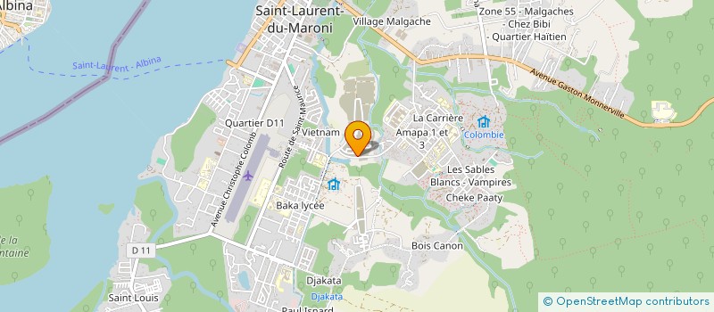 localisation de l'entreprise MADAME EMMY SINELIE à SAINT-LAURENT-DU-MARONI