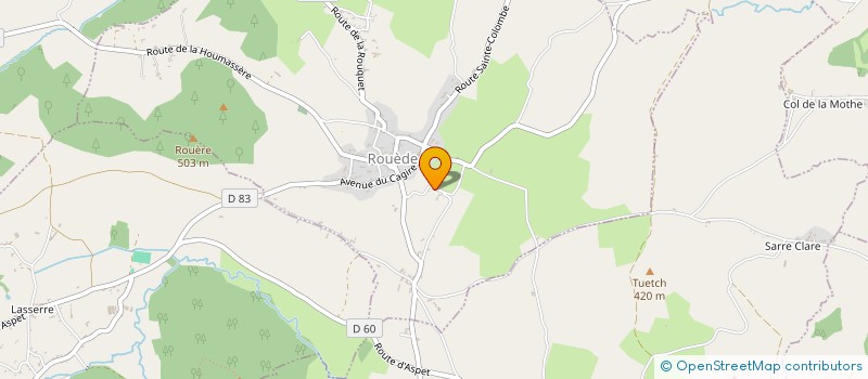 localisation de l'entreprise MADAME EMMY TARRIDE  ROUEDE