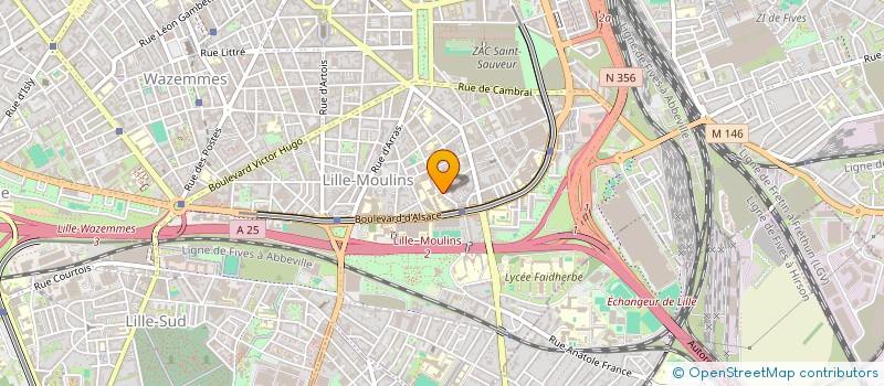 localisation de l'entreprise MADAME EMNA BEN HASSINE à LILLE