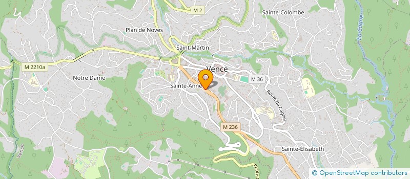 localisation de l'entreprise MADAME EMNA HAMILA à VENCE
