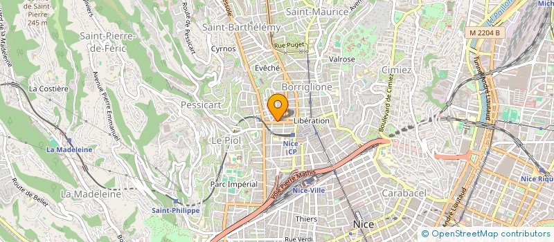 localisation de l'entreprise MADAME EMNA METOUI  NICE