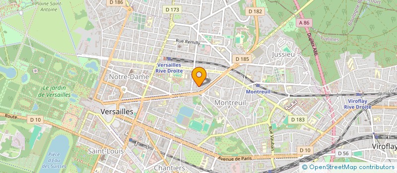 localisation de l'entreprise MADAME EMNA OUANNAS à VERSAILLES