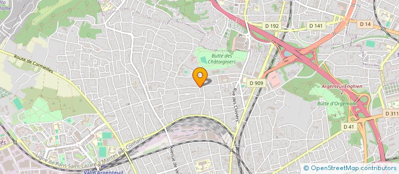 localisation de l'entreprise MADAME EMNA SAADI  ARGENTEUIL