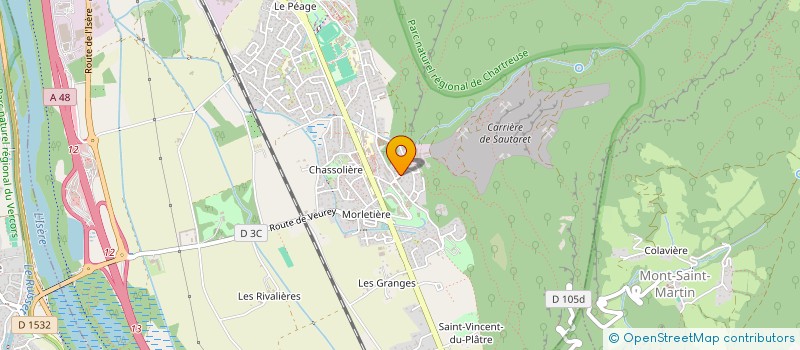 localisation de l'entreprise MADAME EMY BAUDRAN  VOREPPE