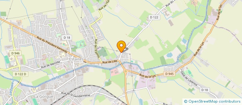 localisation de l'entreprise MADAME EMY CAMERLYNCK  ESTAIRES