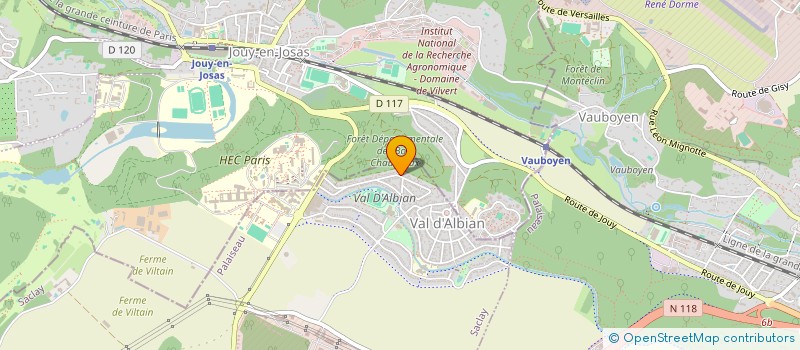 localisation de l'entreprise MADAME EMY DEBRUYNE  SACLAY