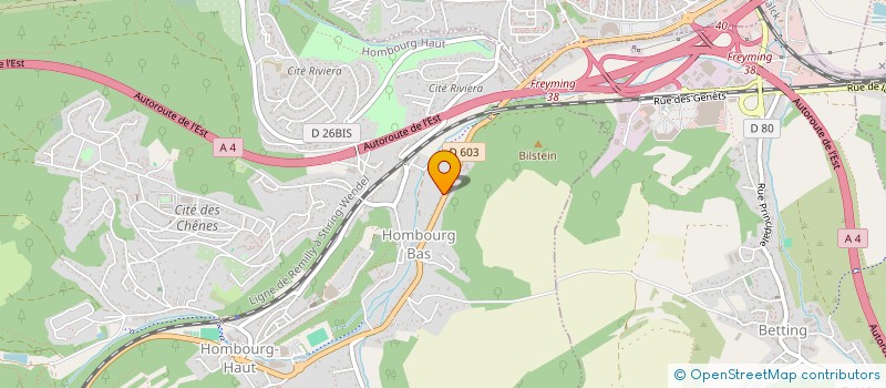 localisation de l'entreprise MADAME EMY FIORI  HOMBOURG-HAUT