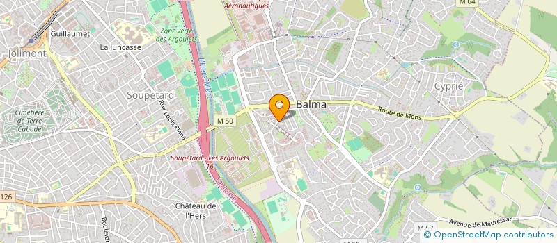 localisation de l'entreprise MADAME EMY-LOU FRANCHET  BALMA