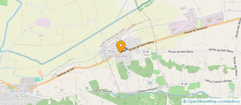 localisation de l'entreprise MADAME EMY MOHAMMED  MAS-BLANC-DES-ALPILLES