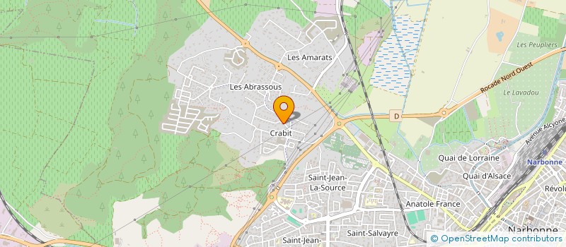 localisation de l'entreprise MADAME EMY RATAJCZAK  NARBONNE