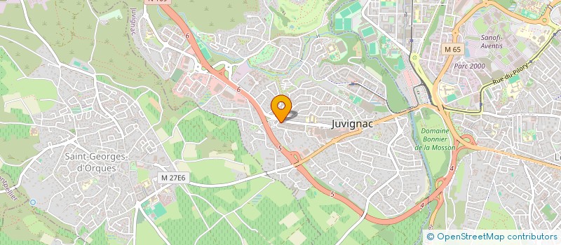 localisation de l'entreprise MADAME EMY VAUTHIER  JUVIGNAC