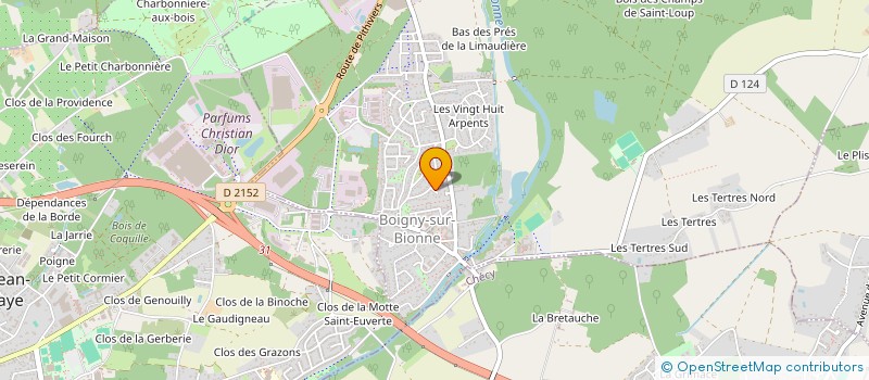 localisation de l'entreprise MADAME EMYLIE LETANG à BOIGNY-SUR-BIONNE
