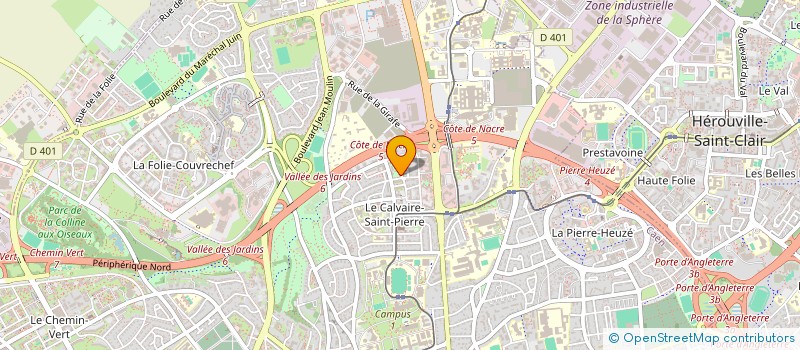 localisation de l'entreprise MADAME EN-JOUD GUERFI à CAEN