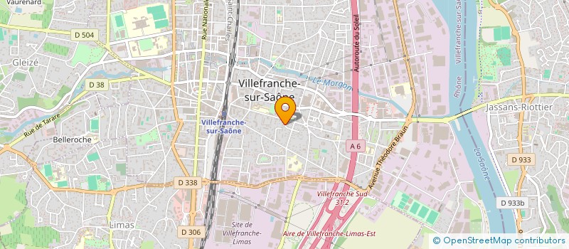 localisation de l'entreprise MADAME ENA LAGARCE  VILLEFRANCHE-SUR-SAONE