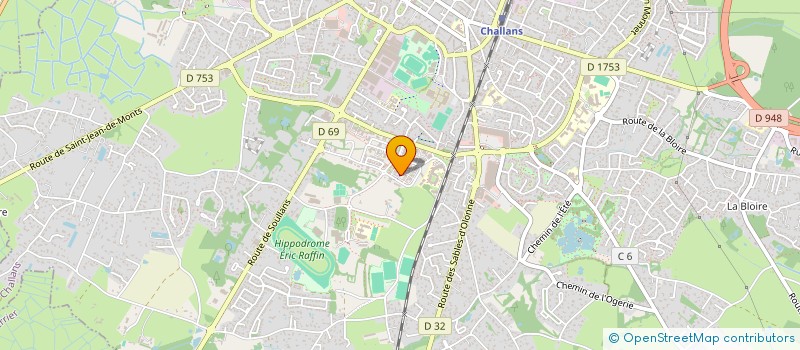 localisation de l'entreprise MADAME ENA SAUZEAU  CHALLANS