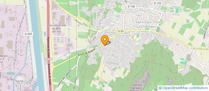 localisation de l'entreprise MADAME ENCARNACION CASTRO MESA  SAINT-PAUL-TROIS-CHATEAUX