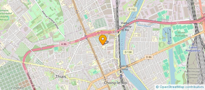 localisation de l'entreprise MADAME ENDIE BOIGUILE  CHOISY-LE-ROI