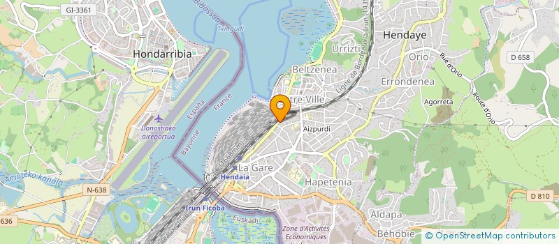 localisation de l'entreprise MADAME ENEKA AIZPITARTE  HENDAYE