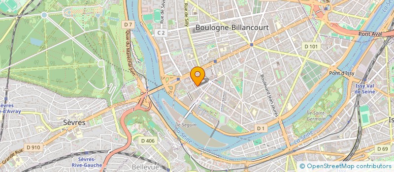 localisation de l'entreprise MADAME ENIKO GYARFAS à BOULOGNE-BILLANCOURT