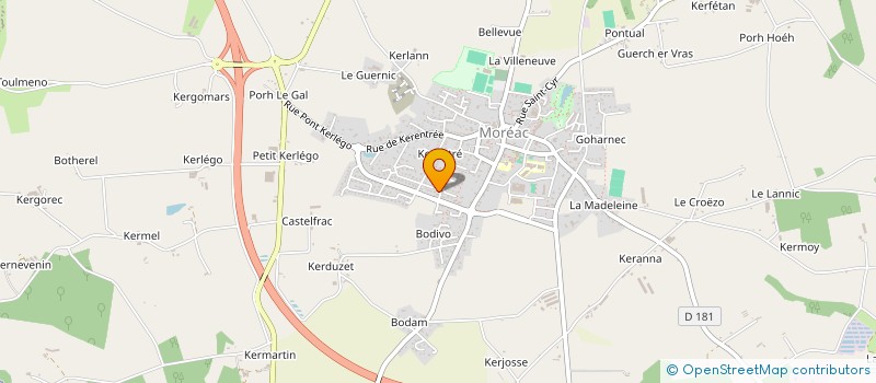 localisation de l'entreprise MADAME ENIKO KERESZTES  RADENAC