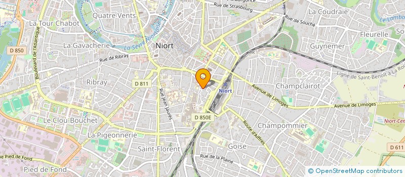 localisation de l'entreprise MADAME ENIXAN DURAND à NIORT
