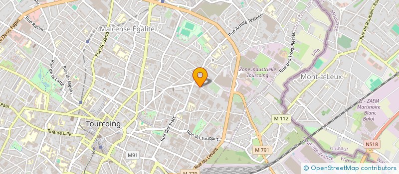 localisation de l'entreprise MADAME ENNA THAMMAVONG à TOURCOING