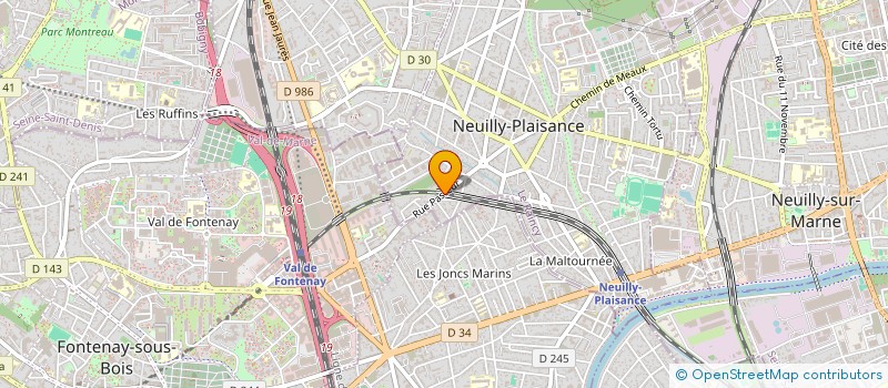 localisation de l'entreprise MADAME ENNIS NDONGALA KINGEBENI  NEUILLY-PLAISANCE