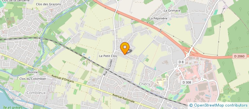 localisation de l'entreprise MADAME ENOLA CLAUSE à CHECY