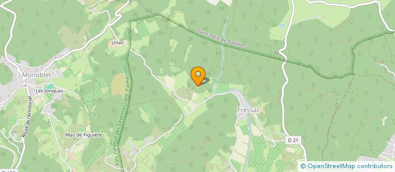 localisation de l'entreprise MADAME ENOLA COERCHON  FRESSAC