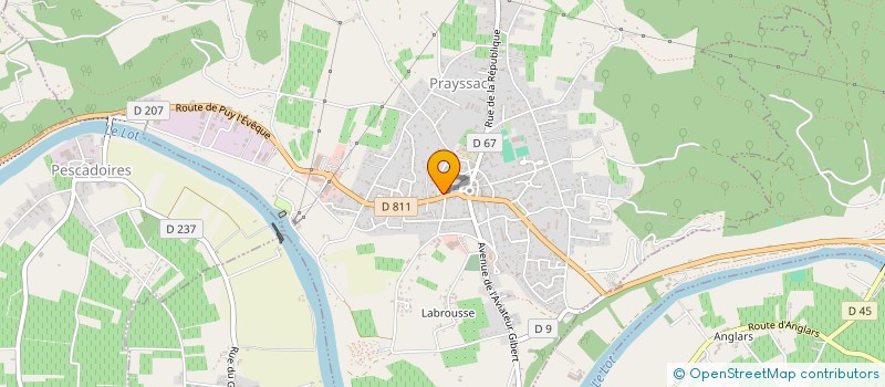 localisation de l'entreprise MADAME ENOLA DOUTRELEAU  PRAYSSAC