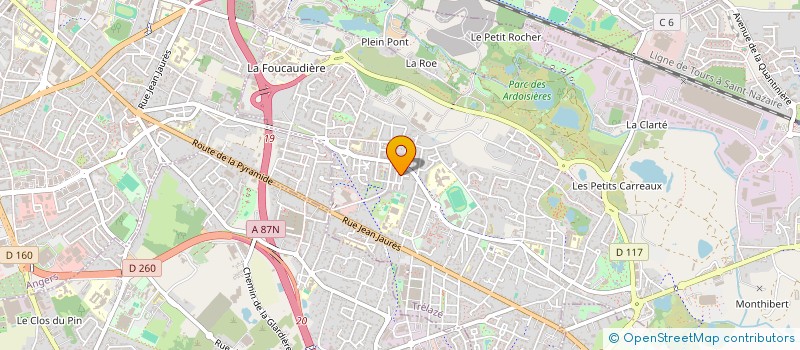 localisation de l'entreprise MADAME ENOLA GAUTER à TRELAZE