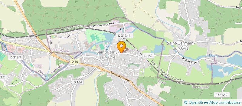 localisation de l'entreprise MADAME ENOLA PICHOT à SAINT-REMY-SUR-AVRE