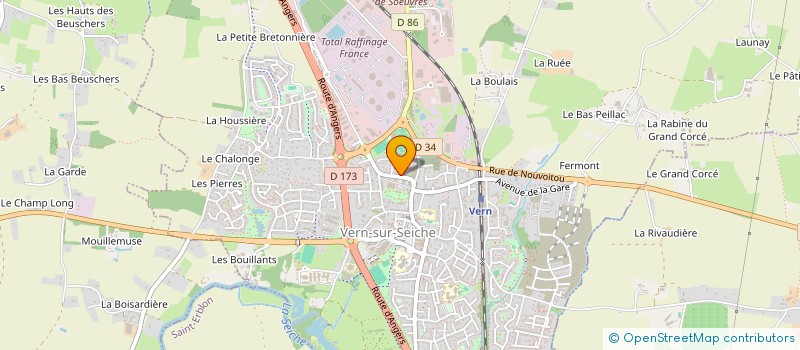 localisation de l'entreprise MADAME ENORA BOULANGER  VERN-SUR-SEICHE