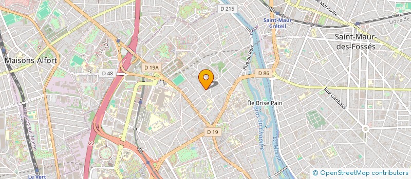 localisation de l'entreprise MADAME ENORA BROU  CRETEIL