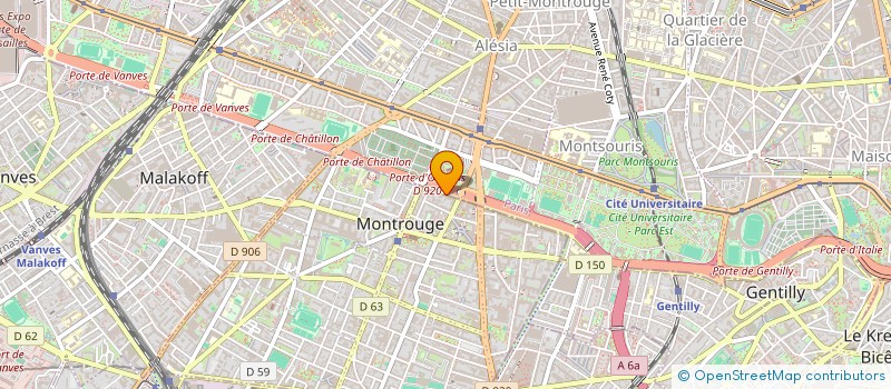 localisation de l'entreprise MADAME ENORA BUREAU  MONTROUGE