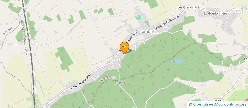 localisation de l'entreprise MADAME ENORA CANEVAL à COLOMBIERS