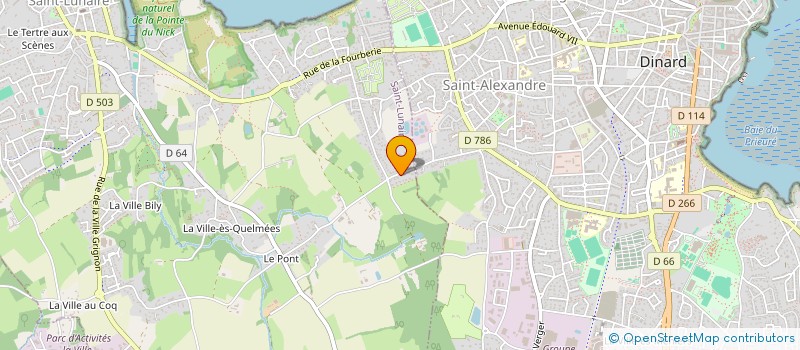 localisation de l'entreprise MADAME ENORA CATHELINE  SAINT-LUNAIRE