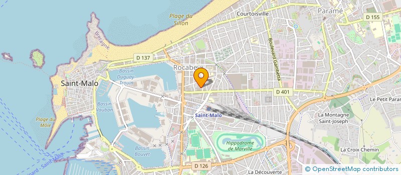localisation de l'entreprise MADAME ENORA DOITEAU à SAINT-MALO