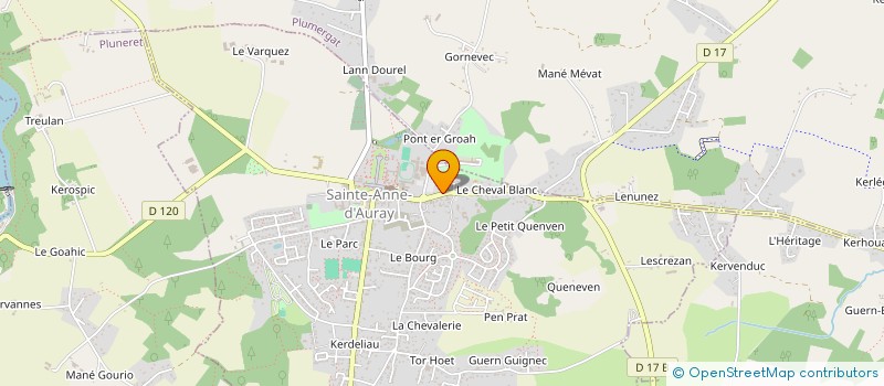 localisation de l'entreprise MADAME ENORA DOLLE  SAINTE-ANNE-D'AURAY