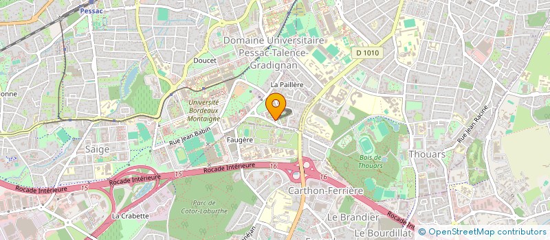 localisation de l'entreprise MADAME ENORA DUBROCA à PESSAC